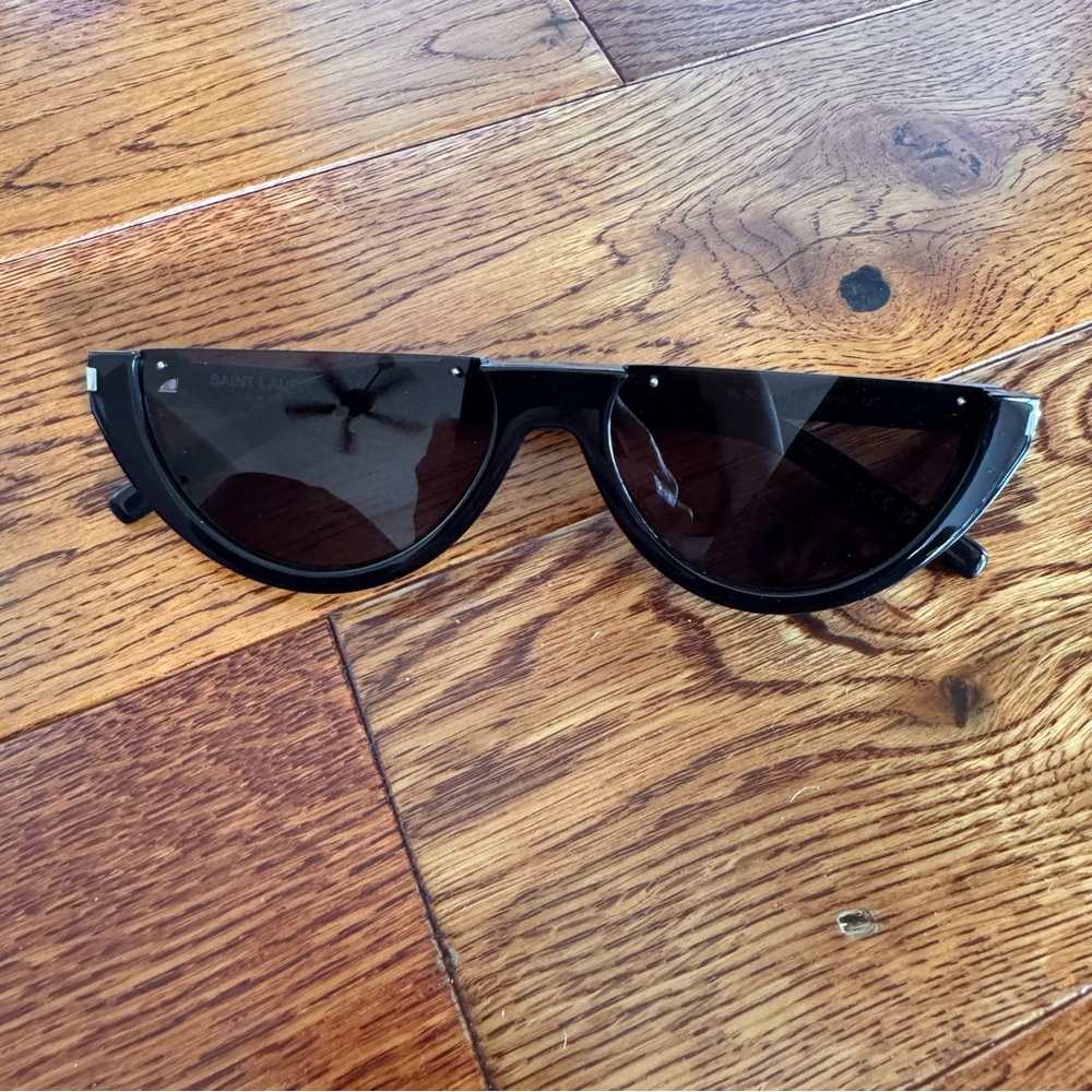 Saint Laurent Black Cat-Eye Sunglasses